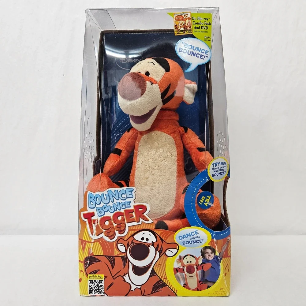 Winnie the Pooh Bounce Bounce Tigger Animated Dancing Plush Toy 2012 Damaged Box